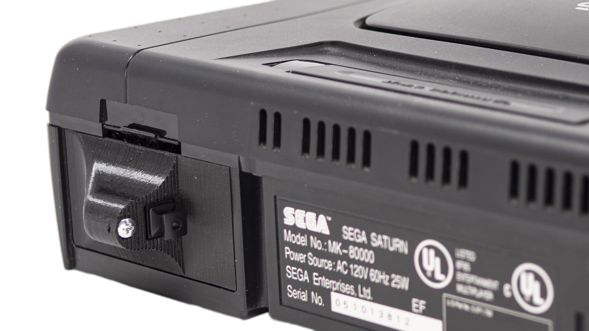 Sega Saturn Toslink Spdif Battery Door