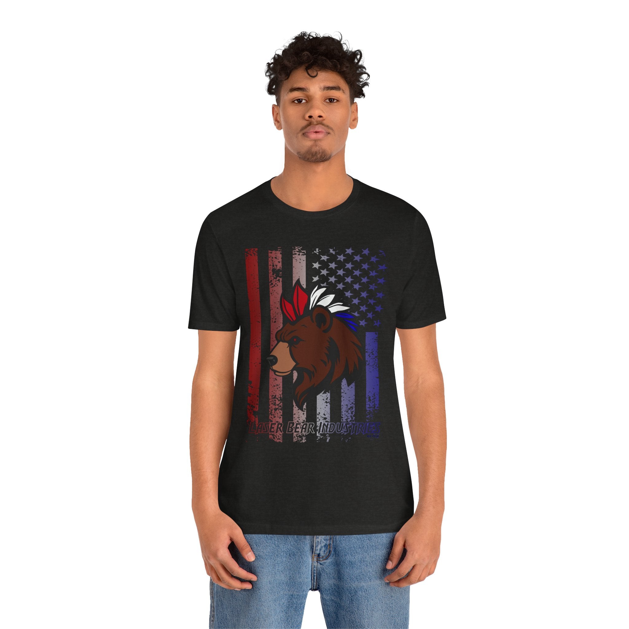 America Bear 2025 Unisex Jersey Short Sleeve Tee