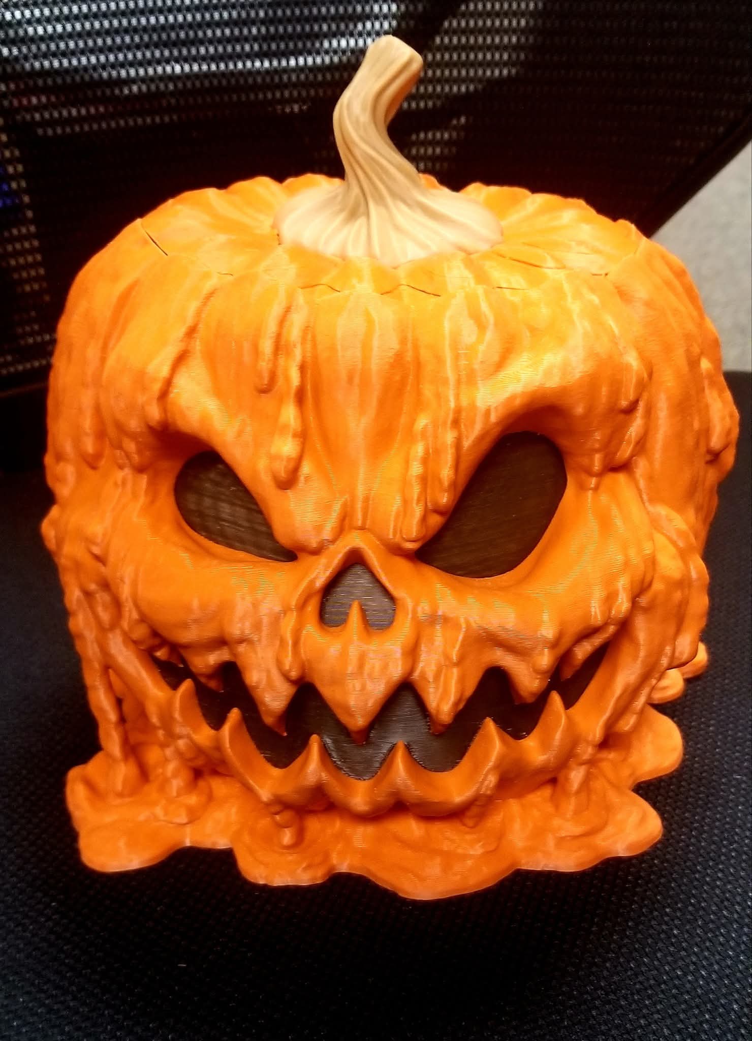 Melting Pumpkin Candy Dish- multi color