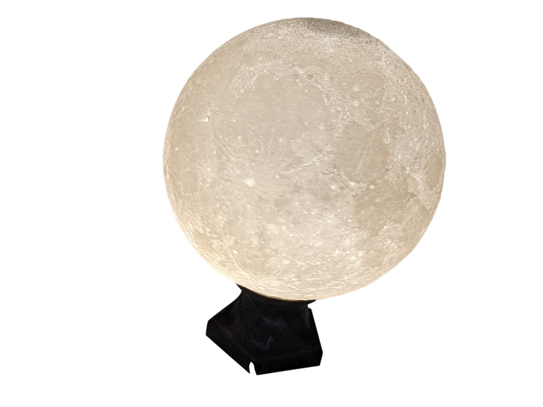 Lithophane Moon Lamp